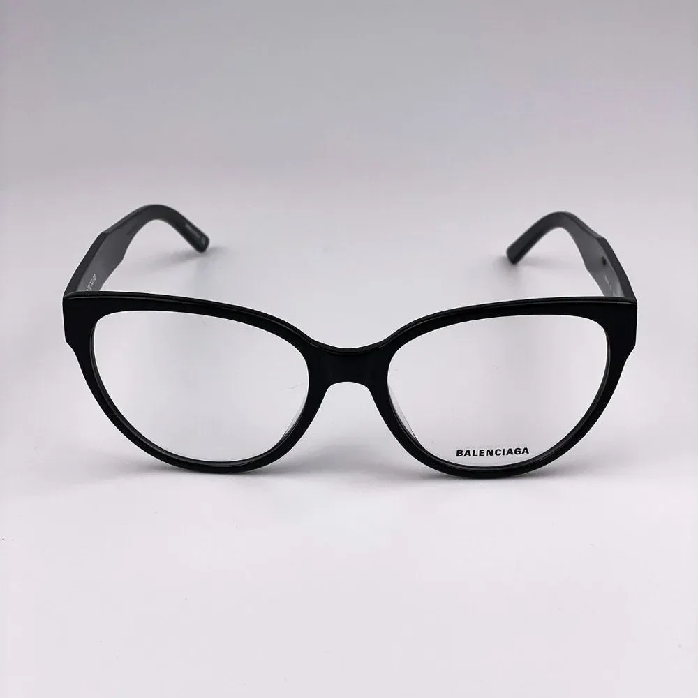 Balenciaga Everyday BB0064O 001 Eyeglasses Black Cat Eye Women